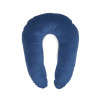 Twins Velvet Pillow - двостороння подушка для вагітних і годування 160 см • Dark blue