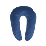 Twins Velvet Pillow - двостороння подушка для вагітних і годування 160 см • Dark blue