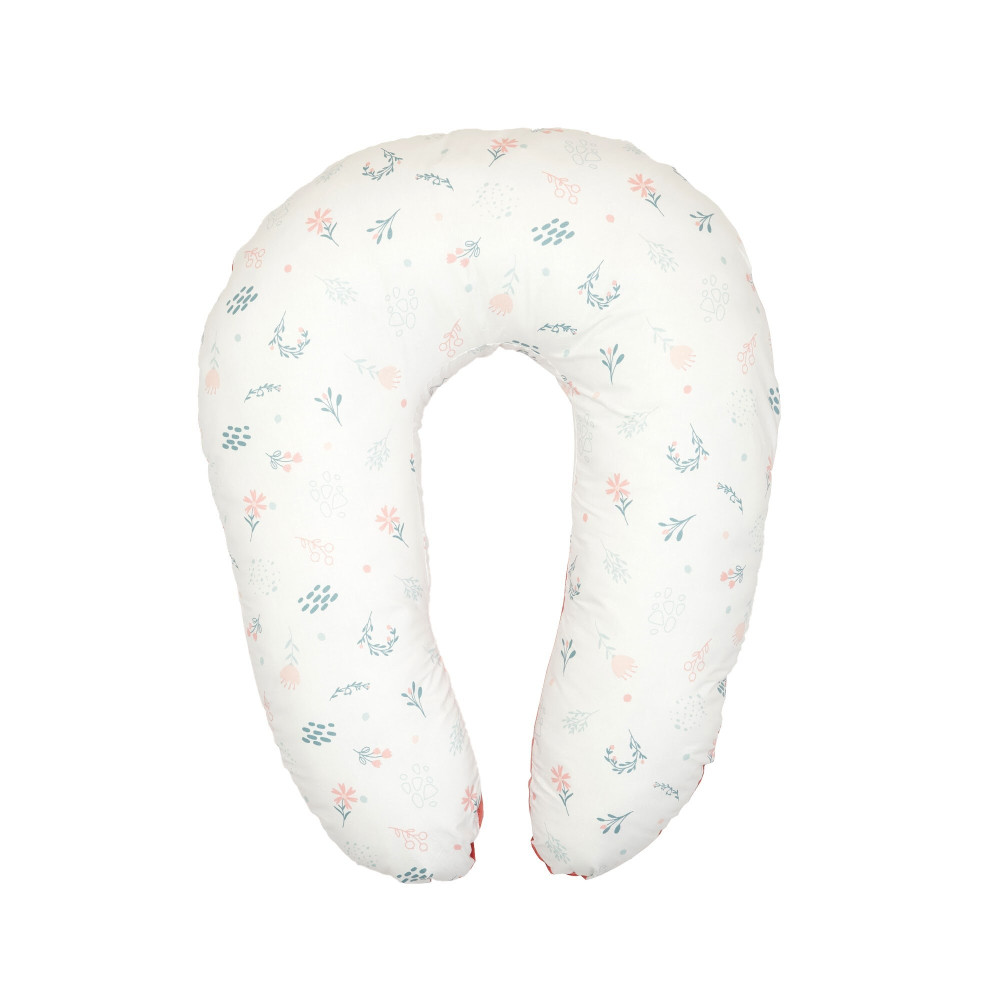 Twins Velvet Pillow - двостороння подушка для вагітних і годування 160 см • Coral