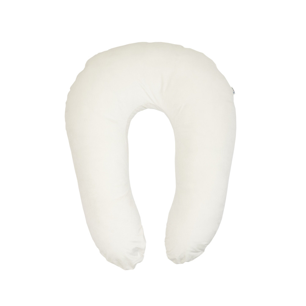 Twins Velvet Pillow - двостороння подушка для вагітних і годування 160 см • Ecru