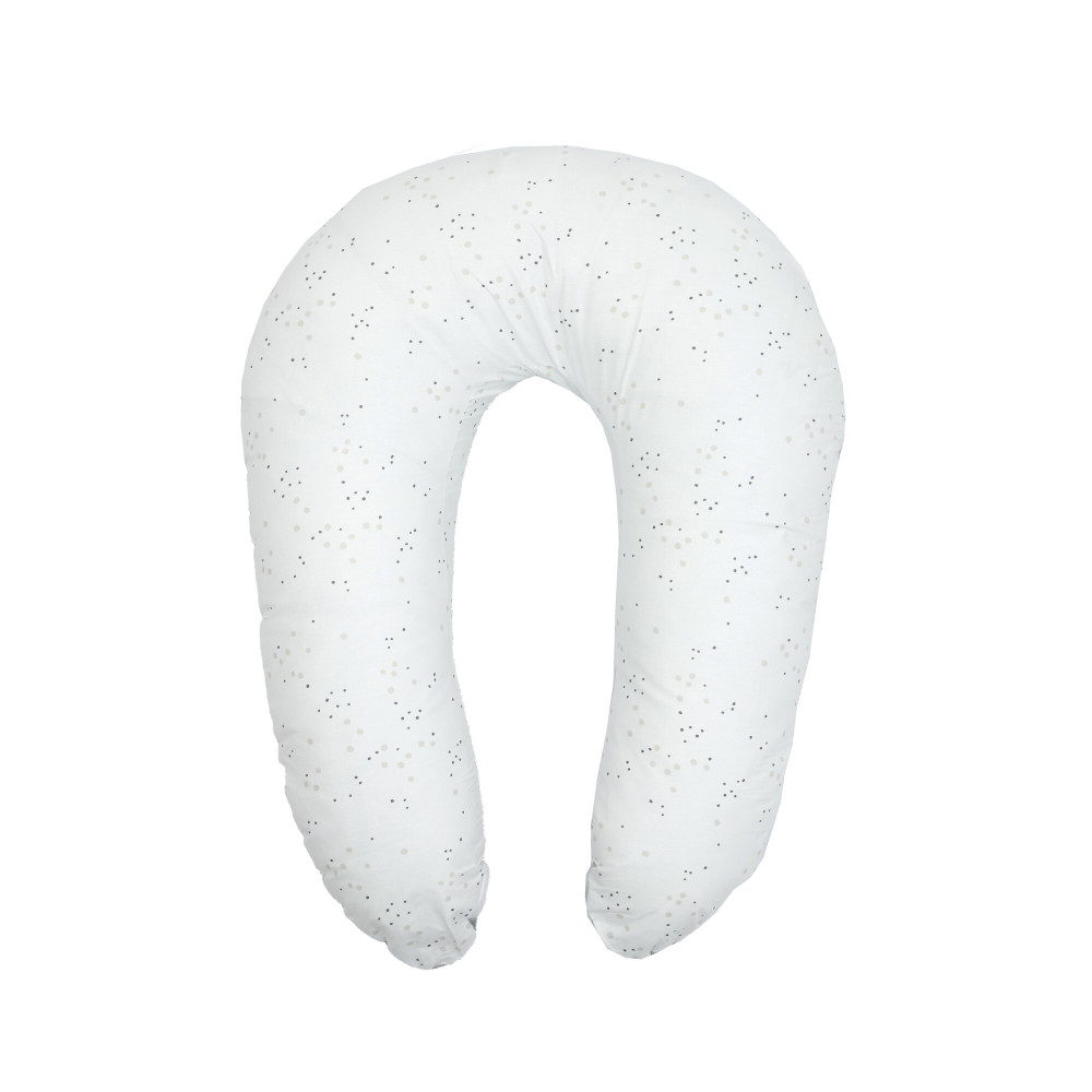 Twins Velvet Pillow - двостороння подушка для вагітних і годування 160 см • Ecru