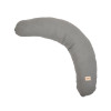 Twins Muslin Pillow - подушка для вагітних і годування з мусліну 160×30 см • Grey