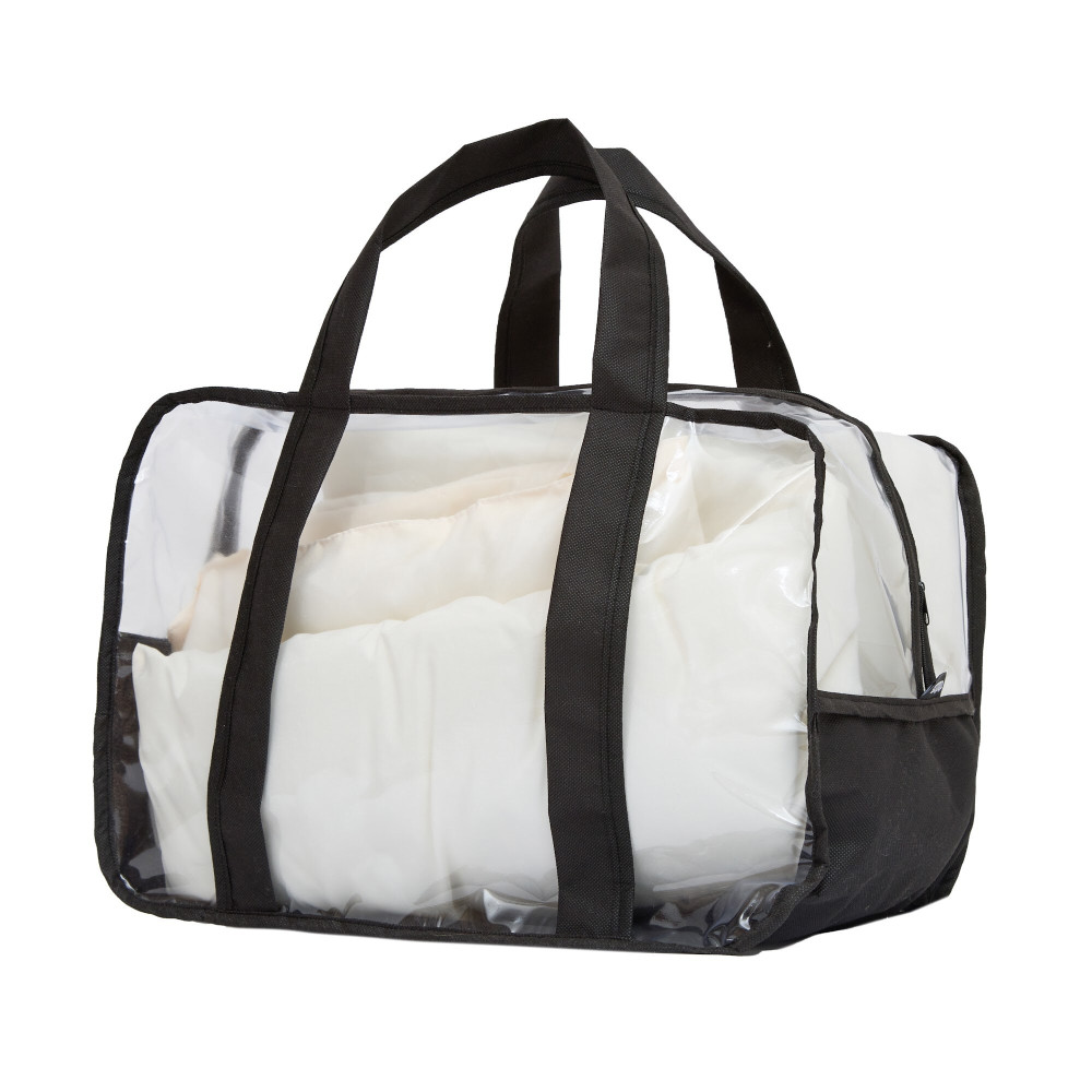 Twins Maternity Bag - прозора сумка у пологовий будинок 45×30×22 см • Black