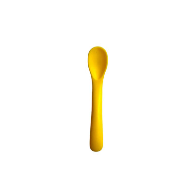 Twins Spoon First - силиконовая ложка для первого прикорма • Yellow