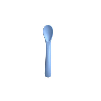 Twins Spoon First - силіконова ложка для першого прикорму • Light blue