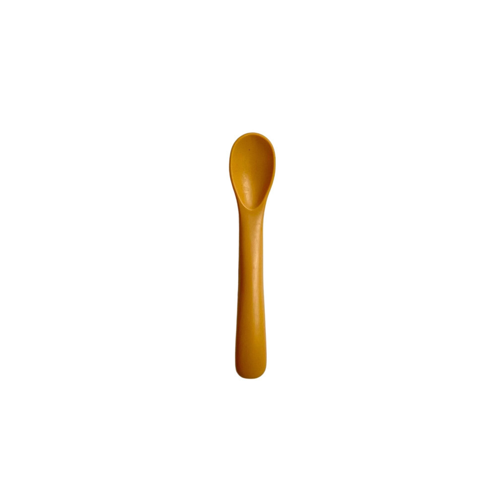 Twins Spoon First - силіконова ложка для першого прикорму • Mango