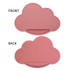 Twins Cloud - силіконовий килимок для годування • Dark pink