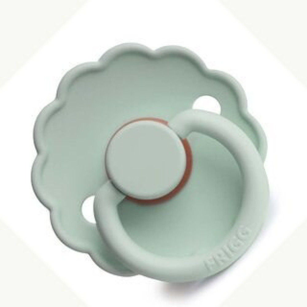 Frigg Daisy Size 2 - пустышка из натурального каучука, 6-18 мес. • Seafoam Frigg Daisy Size 2 - пустышка из натурального каучука, 6-18 мес. • Seafoam