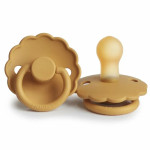 Frigg Daisy Size 2 - пустышка из натурального каучука, 6-18 мес. • Honey Gold Frigg Daisy Size 2 - пустышка из натурального каучука, 6-18 мес. • Honey Gold