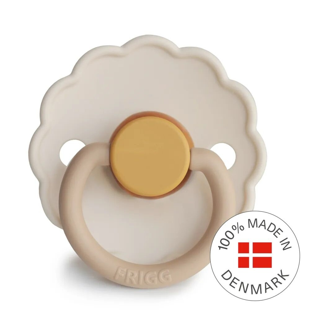Frigg Daisy Size 1 - пустышка из натурального каучука, 0-6 мес. • Chamomile Frigg Daisy Size 1 - пустышка из натурального каучука, 0-6 мес. • Chamomile