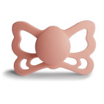 Frigg Butterfly Size 2 - силиконовая пустышка 6-18 мес. • Pretty in Peach Frigg Butterfly Size 2 - силиконовая пустышка 6-18 мес. • Pretty in Peach