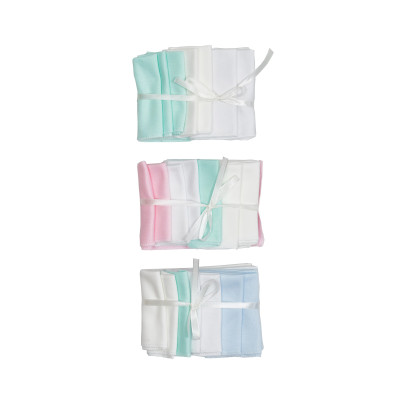 Twins Interlock - салфетки детские из интерлока 20×20 см, 7 шт • Multicolor