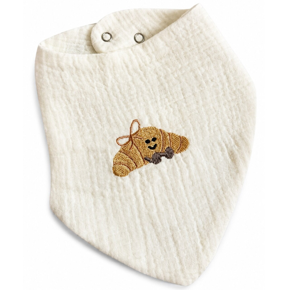 Twins Muslin Bib - слинявчики муслінові з вишивкою, 2 шт • Multicolor Twins Muslin Bib - слинявчики муслінові з вишивкою, 2 шт • Multicolor