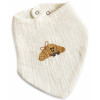 Twins Muslin Bib - слинявчики муслінові з вишивкою, 2 шт • Multicolor