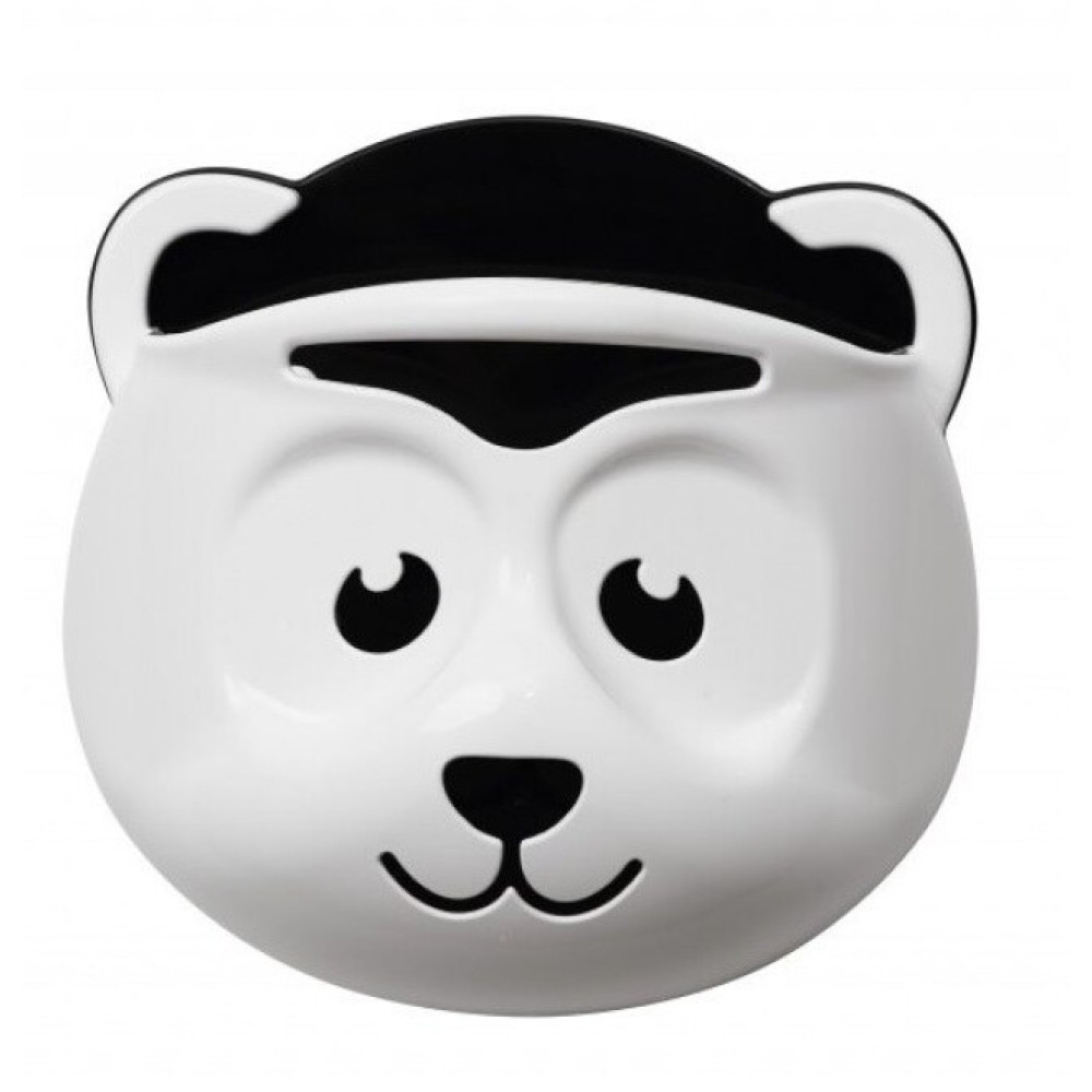 Maltex Panda - кошик для іграшок у ванну • White/black