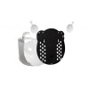 Maltex Panda - кошик для іграшок у ванну • White/black
