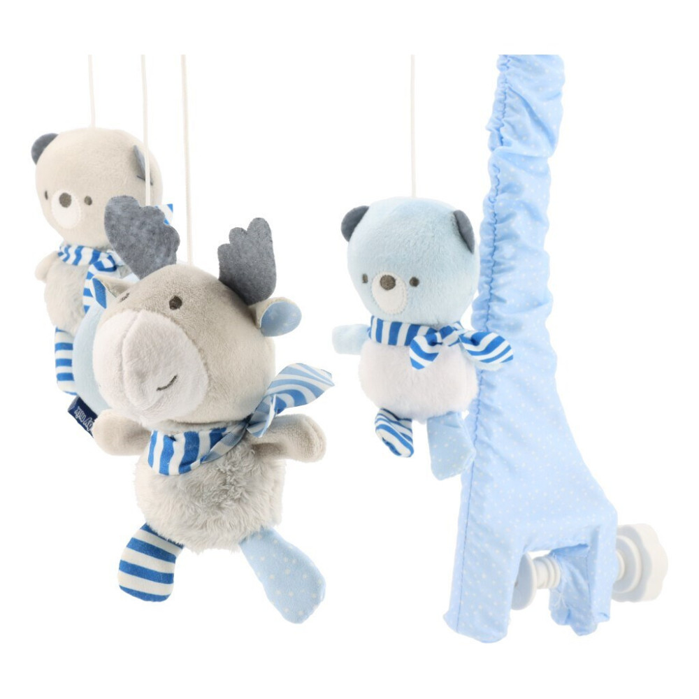 Baby Mix TK-523M - плюшевий механічний мобіль на ліжечко • Multicolor Baby Mix TK-523M - плюшевий механічний мобіль на ліжечко • Multicolor