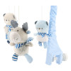 Baby Mix TK-523M - плюшевий механічний мобіль на ліжечко • Multicolor