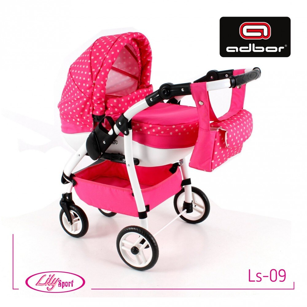Adbor Lily Sport - спортивна коляска для ляльки з люлькою • 09
