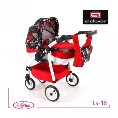 Adbor Lily Sport - спортивна коляска для ляльки з люлькою • 18