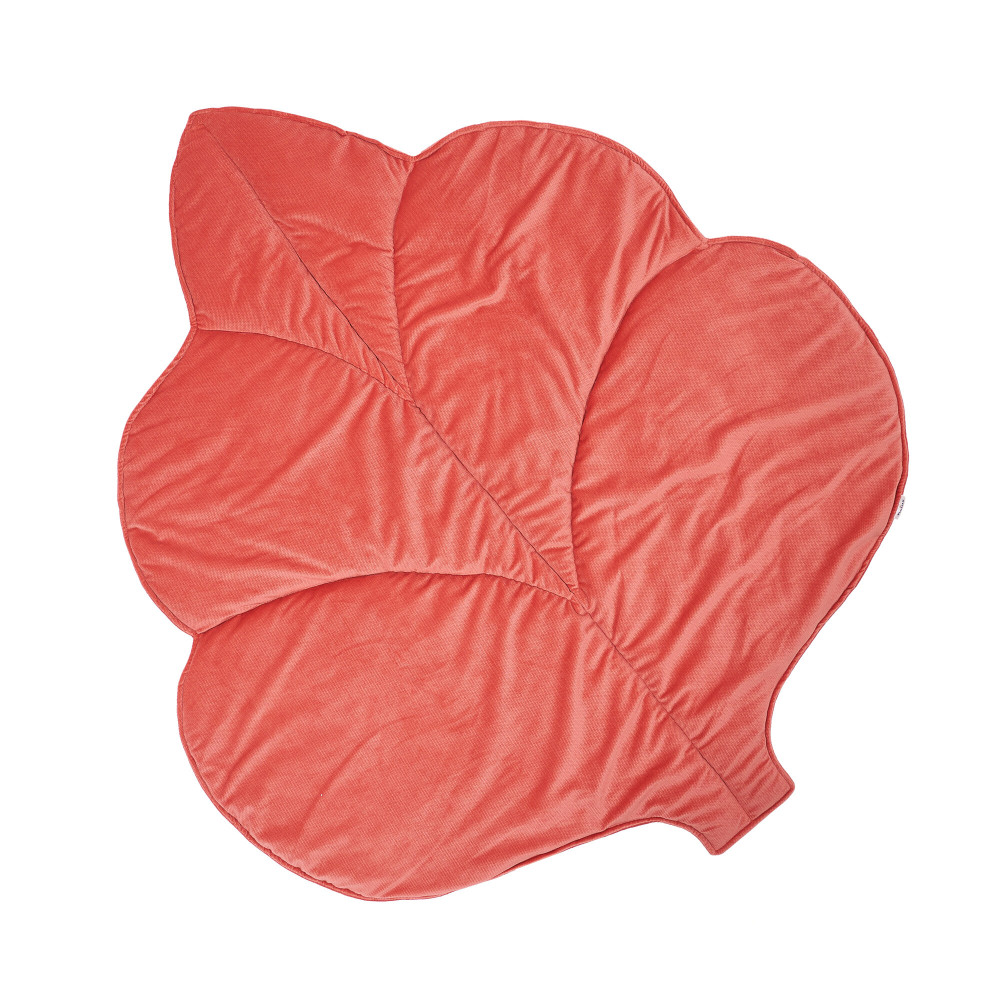 Twins Листочок Velvet - килимок-листочок 100×120 см • Coral