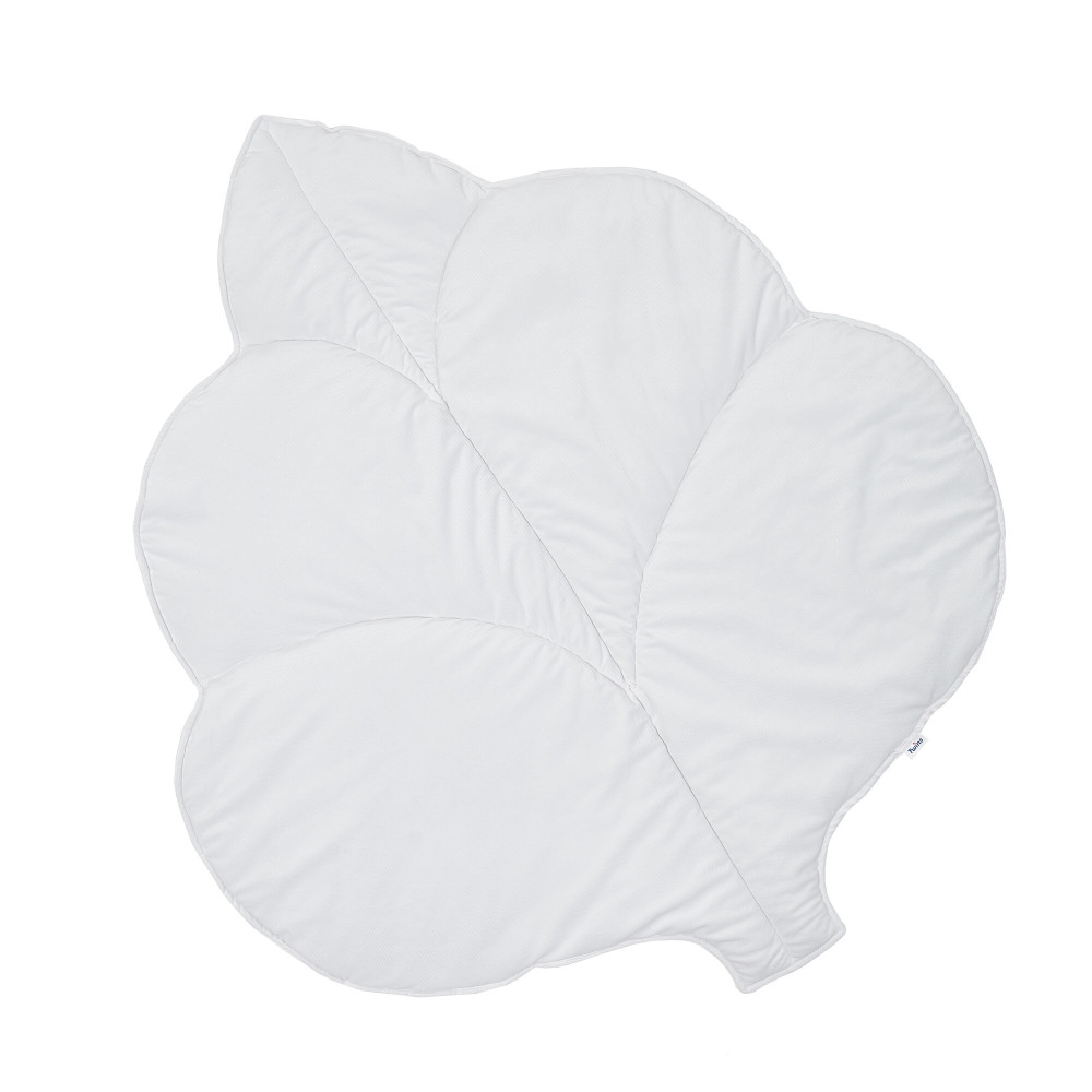 Twins Листочок Velvet - килимок-листочок 100×120 см • White