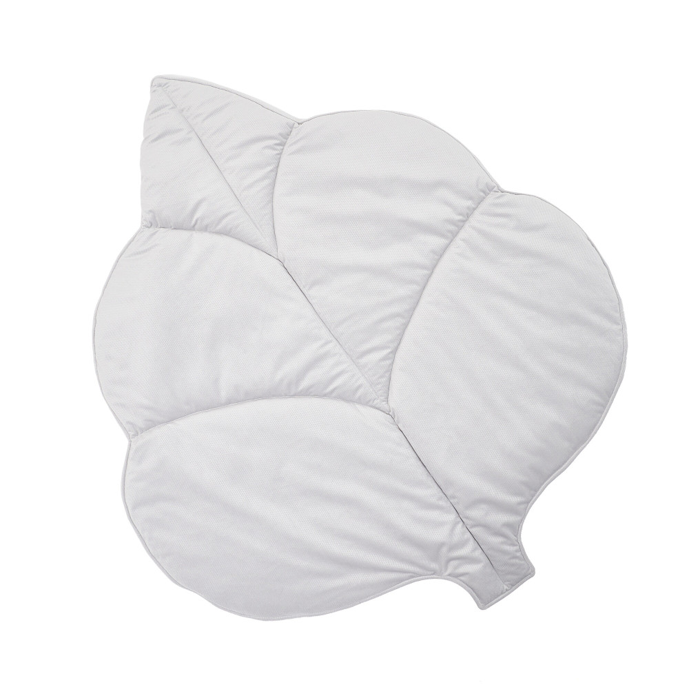 Twins Листочок Velvet - килимок-листочок 100×120 см • Grey