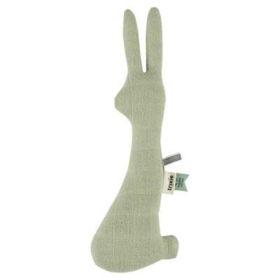 Trixie Rabbit - м'яке брязкальце-кролик • Bliss Sage