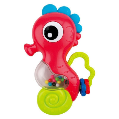 Baby Mix Морський коник - музичне брязкальце з гризунцем • Multicolor