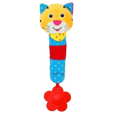 Baby Mix Котик - плюшевая игрушка для руки с резиновым кольцом • Котик Baby Mix Котик - плюшевая игрушка для руки с резиновым кольцом • Котик