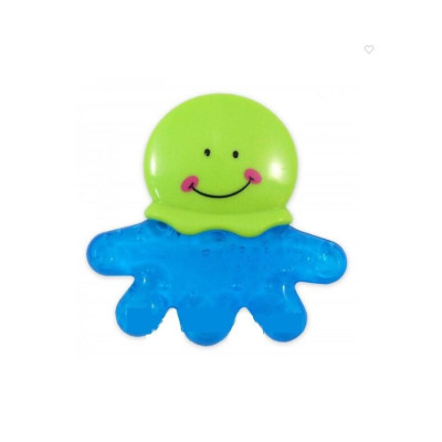 Baby Mix Teether Восьминіжка - охолоджувальний прорізувач • Green/blue Baby Mix Teether Восьминіжка - охолоджувальний прорізувач • Green/blue