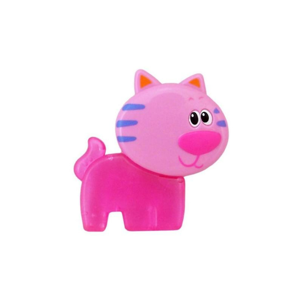 Baby Mix Teether Котик - охолоджувальний прорізувач • Pink