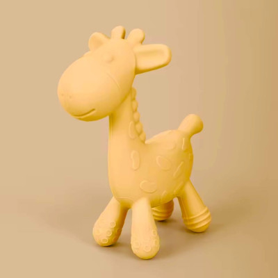 Twins Giraffe - прорізувач силіконовий жирафик • Yellow
