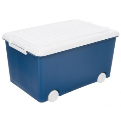 Tega Multi Medium - ящик для игрушек на колесах • Dark blue Tega Multi Medium - ящик для игрушек на колесах • Dark blue