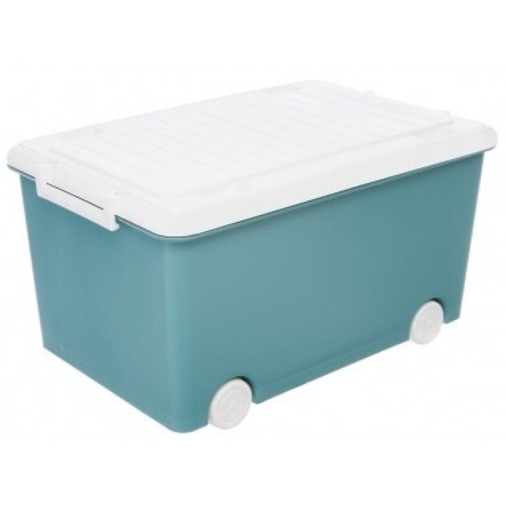 Tega Multi Medium - ящик для іграшок на колесах • Turquoise