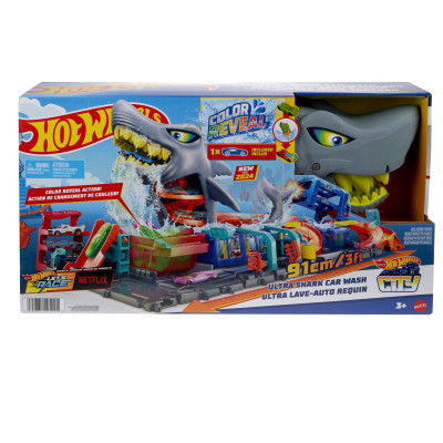 Hot Wheels City Автомийка Суперакула - ігровий набір (HTN82)