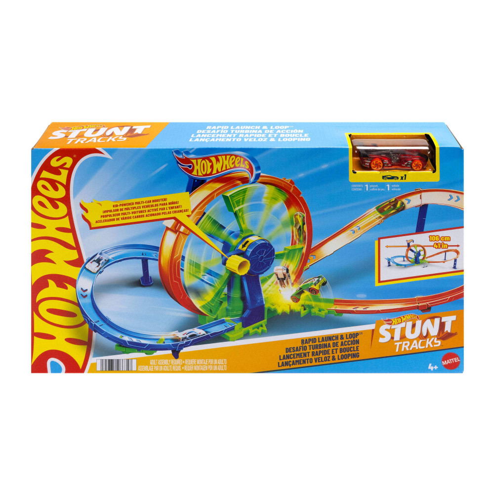 Hot Wheels Rapid Launch & Loop - ігровий трек з петлею (JBX65)