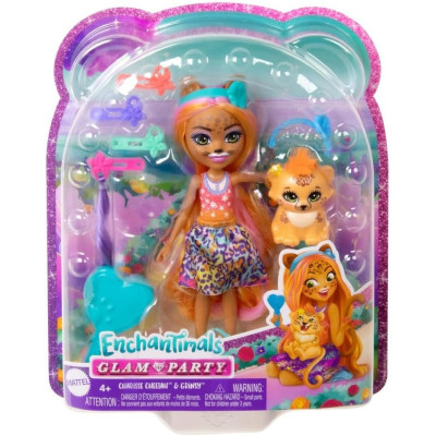 Enchantimals Гламурные прически Гепарда Черриш - кукла с питомцем (HNV30)