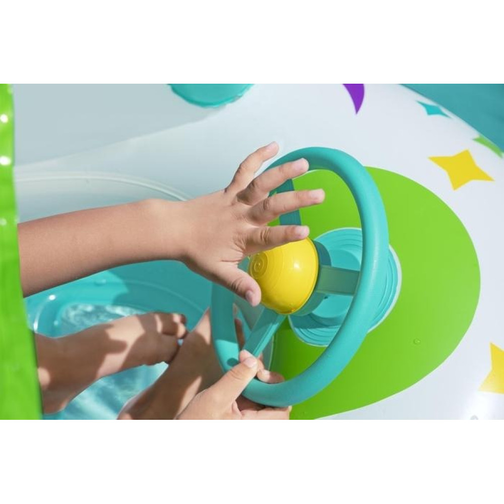 Bestway Space Splash - дитячий надувний човен із сонцезахисним навісом (34149)
