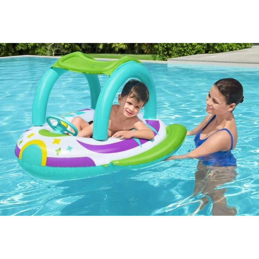 Bestway Space Splash - дитячий надувний човен із сонцезахисним навісом (34149)