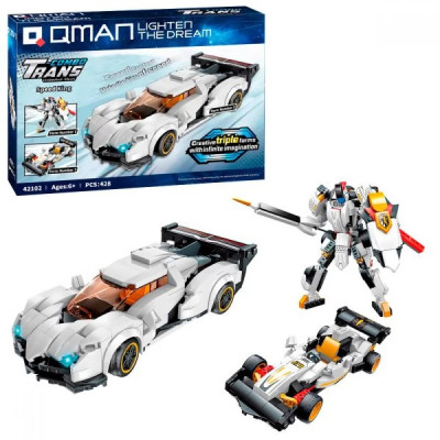 Qman Trans Collector Гоночна машина - конструктор 3 в 1 (42102)