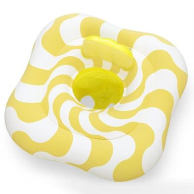 Bestway Swim Safe Comfort Plush Wavy Square - дитячий надувний плотик із двома кільцями (32298) Bestway Swim Safe Comfort Plush Wavy Square - дитячий надувний плотик із двома кільцями (32298)