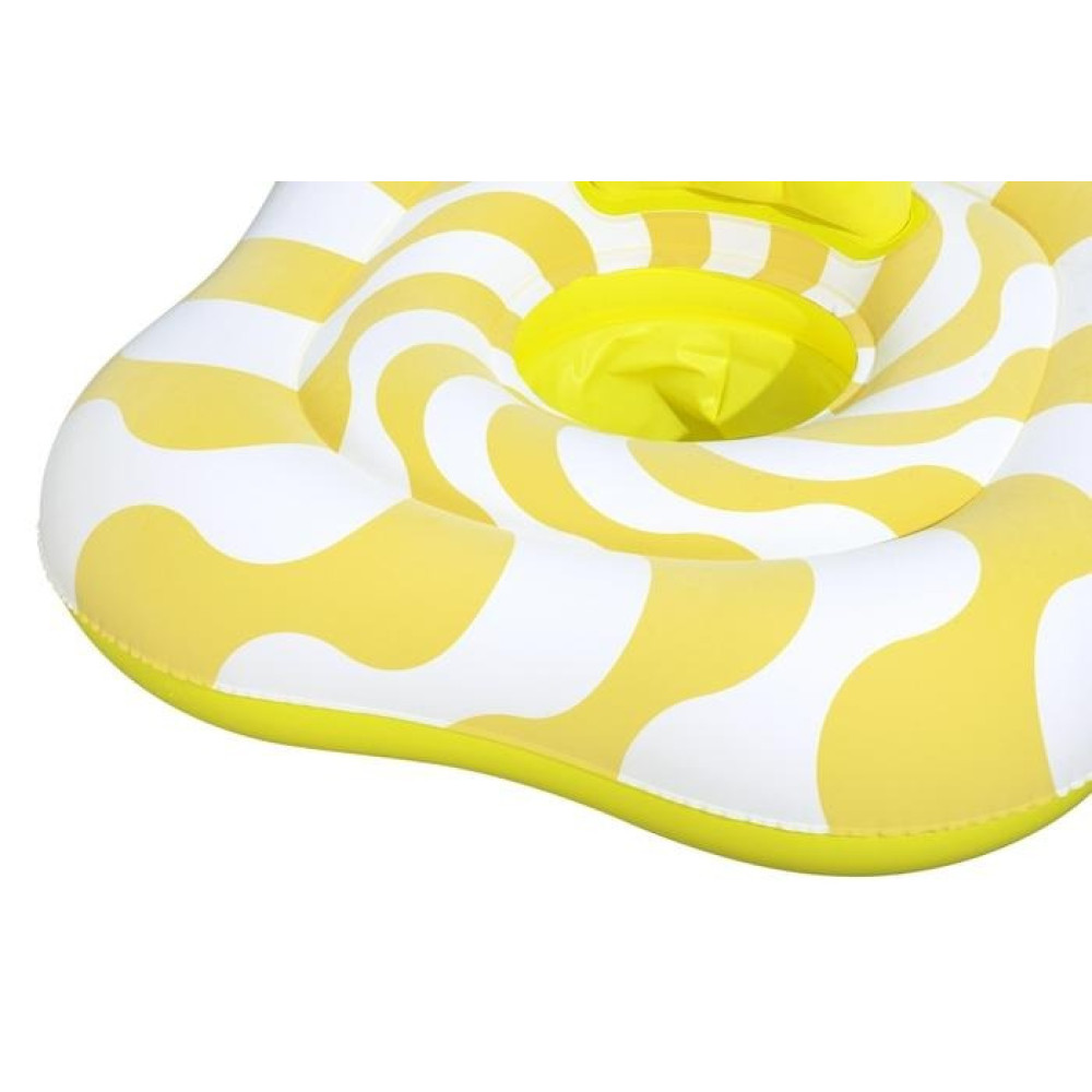 Bestway Swim Safe Comfort Plush Wavy Square - дитячий надувний плотик із двома кільцями (32298)