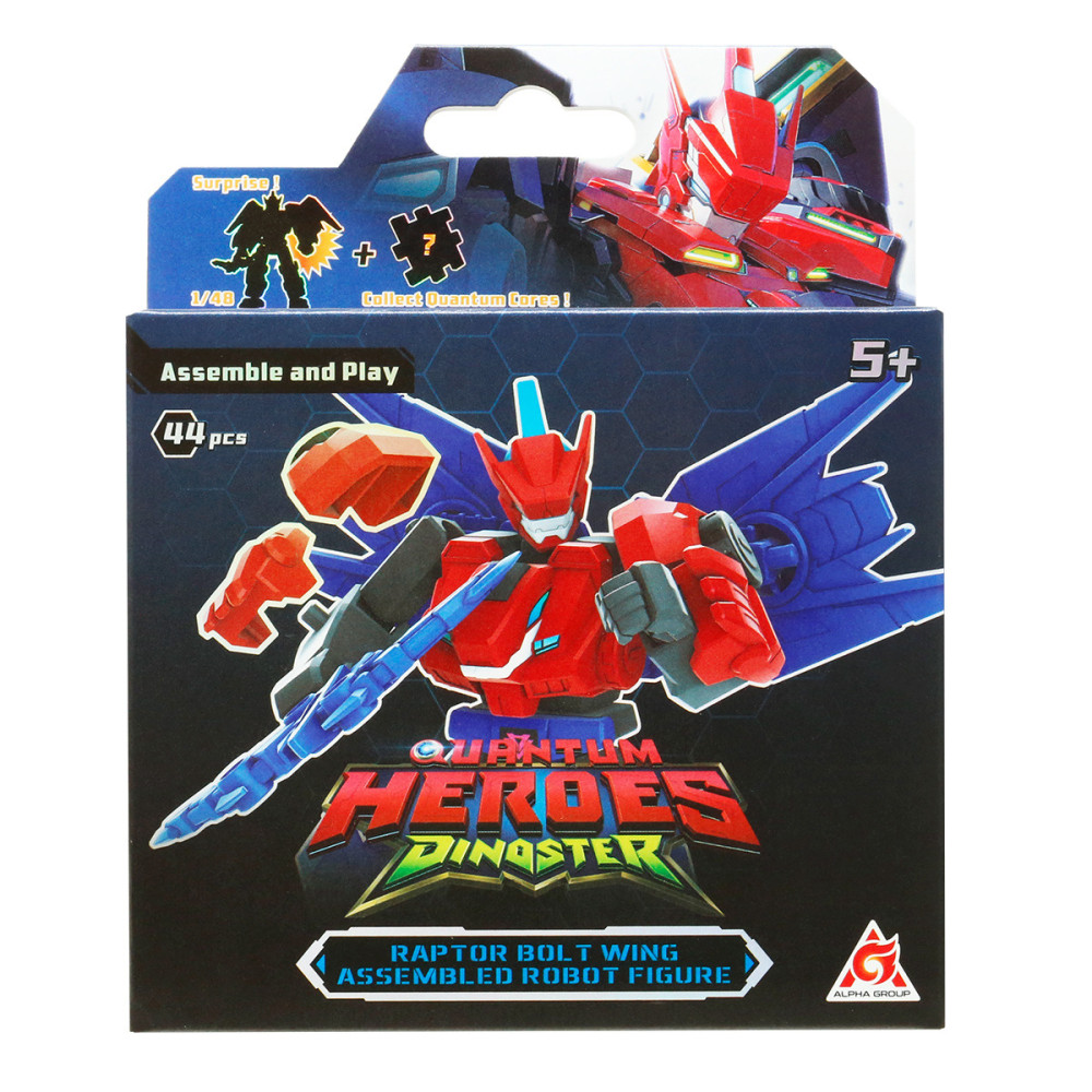 Dinoster Раптор Болт Винг - робот-конструктор с сюрпризом (EU580881A-6)