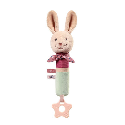BabyOno Кролик Каро Baby Squeaker - іграшка з пищалкою та прорізувачем (1682) BabyOno Кролик Каро Baby Squeaker - іграшка з пищалкою та прорізувачем (1682)