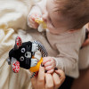BabyOno Мишеня Rattle - контрастне м'яке брязкальце (1677)