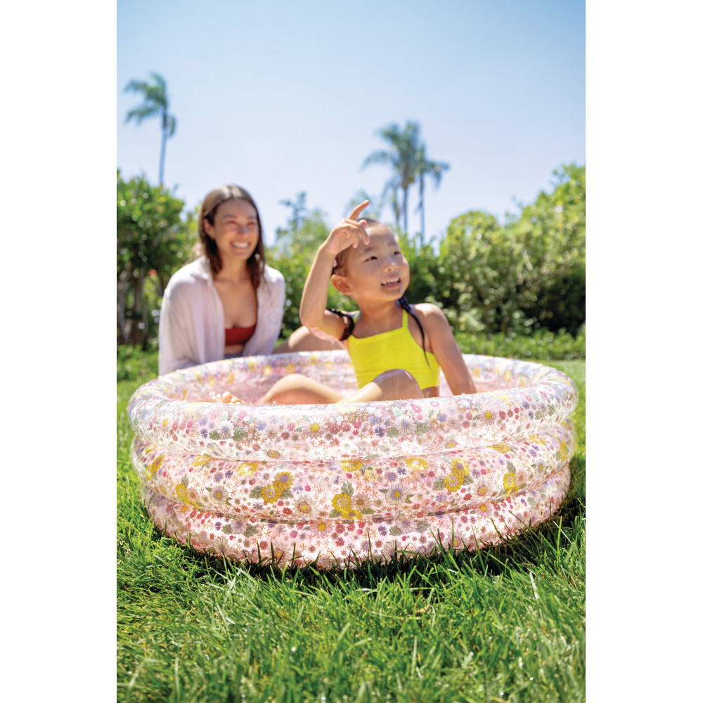 Intex Sweet Blossom - дитячий надувний басейн з квітковим візерунком (58427)