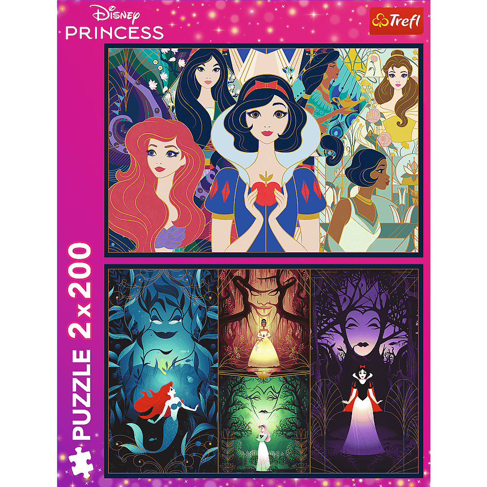 Trefl Disney Очаровательные принцессы - пазлы 2 × 200 элементов (13317) Trefl Disney Очаровательные принцессы - пазлы 2 × 200 элементов (13317)