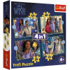 Trefl Disney Wish Желание - пазлы 4 в 1 (34649)