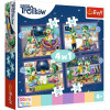 Trefl Семья Трефликов Перед сном - пазлы 4 в 1 (34399)